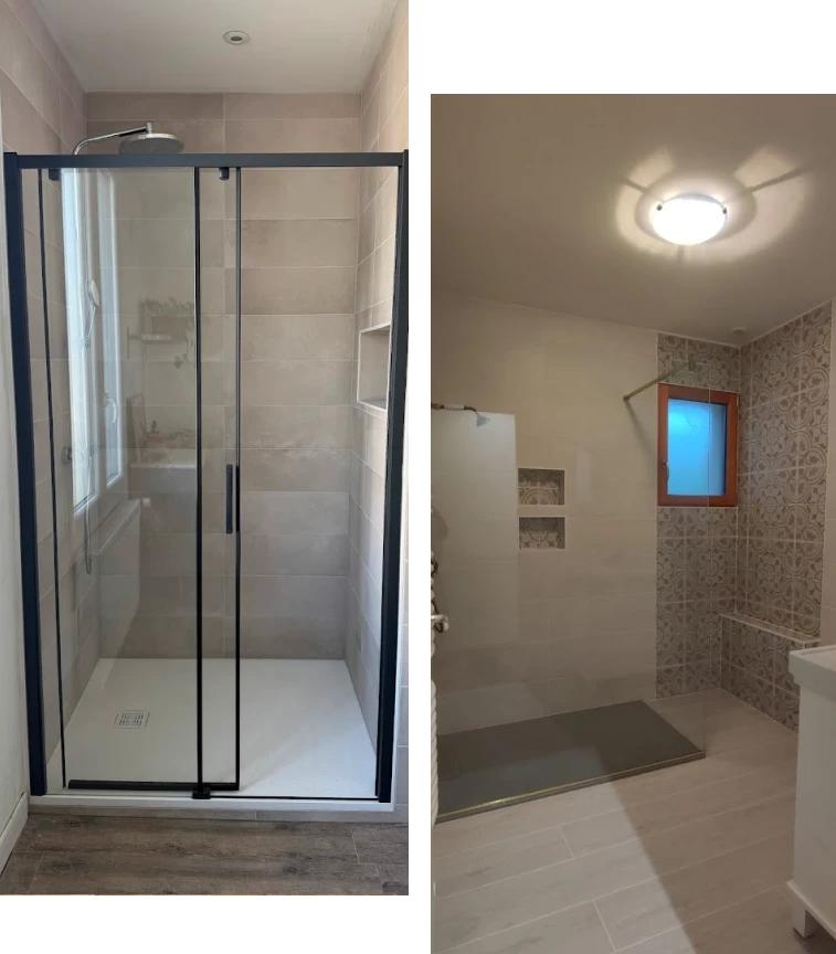 Installation de salle de bain clé en main par JD ENERGIES à Plomeur